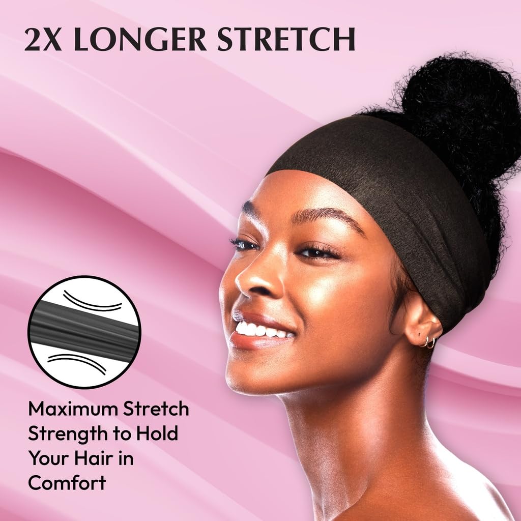 Red by Kiss Hair Wrapping Strip, Ultra Strong 2X Longer Stretch, 40 Strips, Suitable for Wet/Dry Hair, White, Styling Paper for Sleek Hairstyles