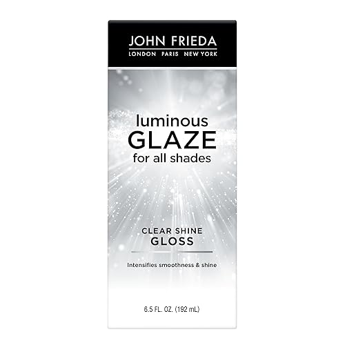John Frieda Luminous Glaze Clear Shine Gloss, Anti-Fade, Color Enriching Gloss, Safe for Color Treated Hair, 6.5 Ounces