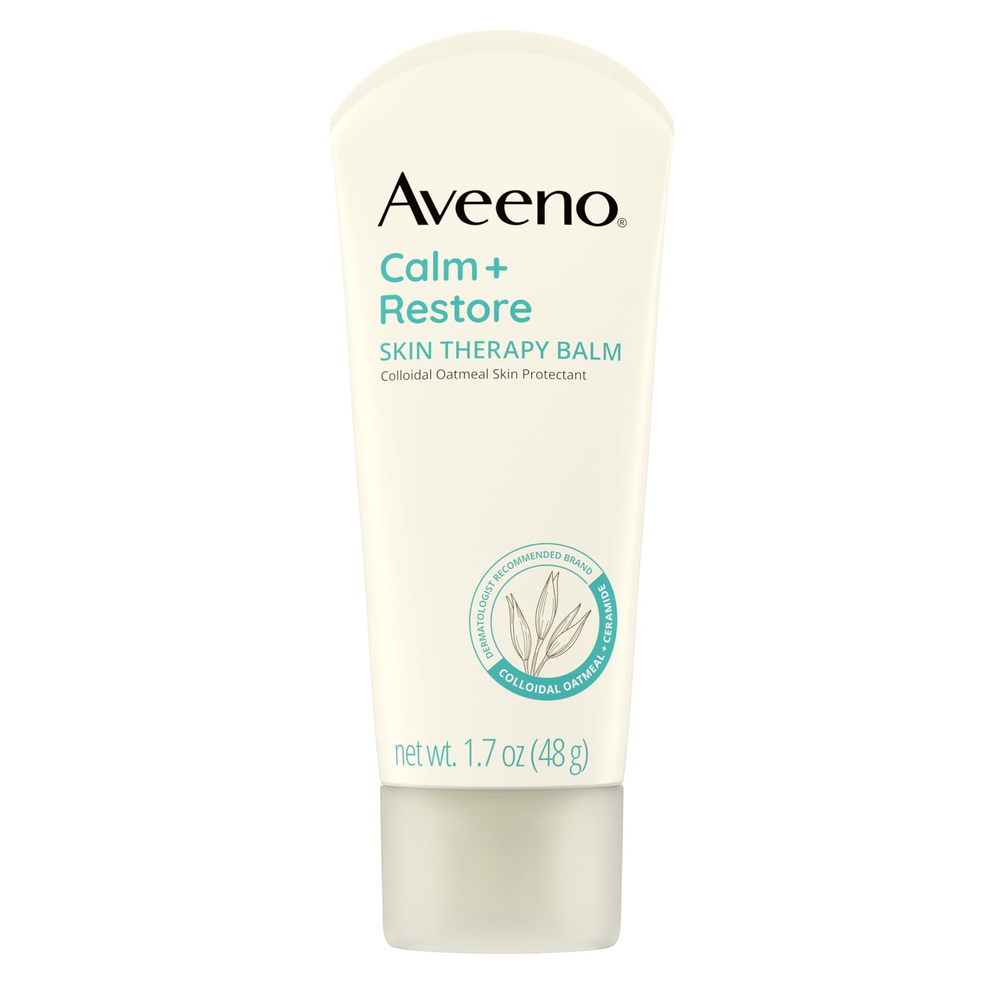 Aveeno Calm + Restore Skin Therapy Balm, Soothing & Moisturizing Skin Protectant for Sensitive Skin, Colloidal Oatmeal & Ceramide to Help Fight Dry