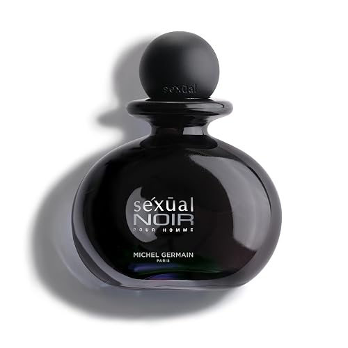 Michel Germain Sexual Noir Pour Homme Eau de Toilette Spray, Top Notes of Italian Bergamot, Crisp Grapefruit, Cardamom, Mysterious Dark Natural Oils Beauty & Personal Care Michel Germain