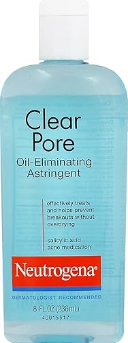 Neutrogena Clear Pore Oil Eliminating Astringent, 8 Fl Oz