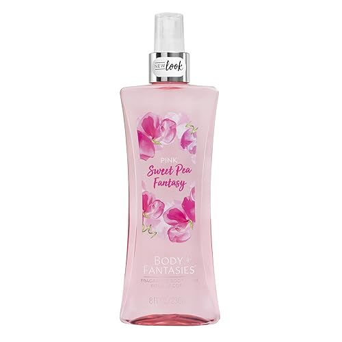 Parfums De Body Fantasies Signature for Women Sweet Pea Fantasy Body Spray 8.0 Oz, 8 Oz