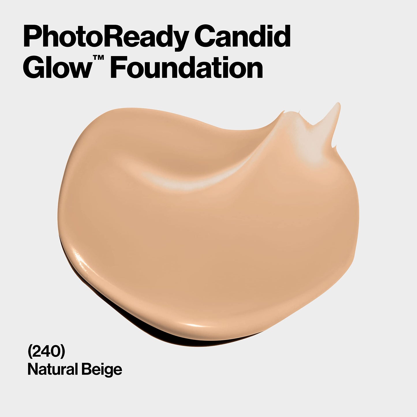Revlon Liquid Foundation, Photo Ready Candid Glow Face Makeup for Sensitive and Dry Skin, Longwear Sheer-Medium Coverage with Natural Glow Finish, 240