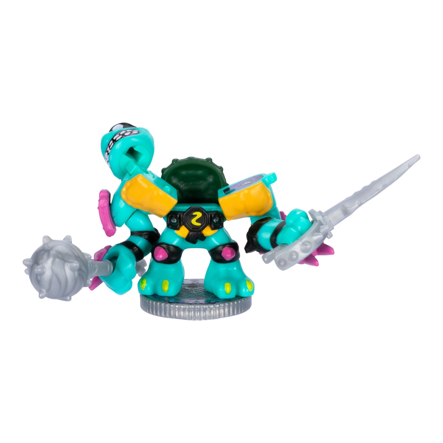 Legends of Akedo TMNT Versus Pack Donnie vs Slash, 2 Mini Battling Figures with Exclusive Battle Controllers, Ready Fight Split Strike