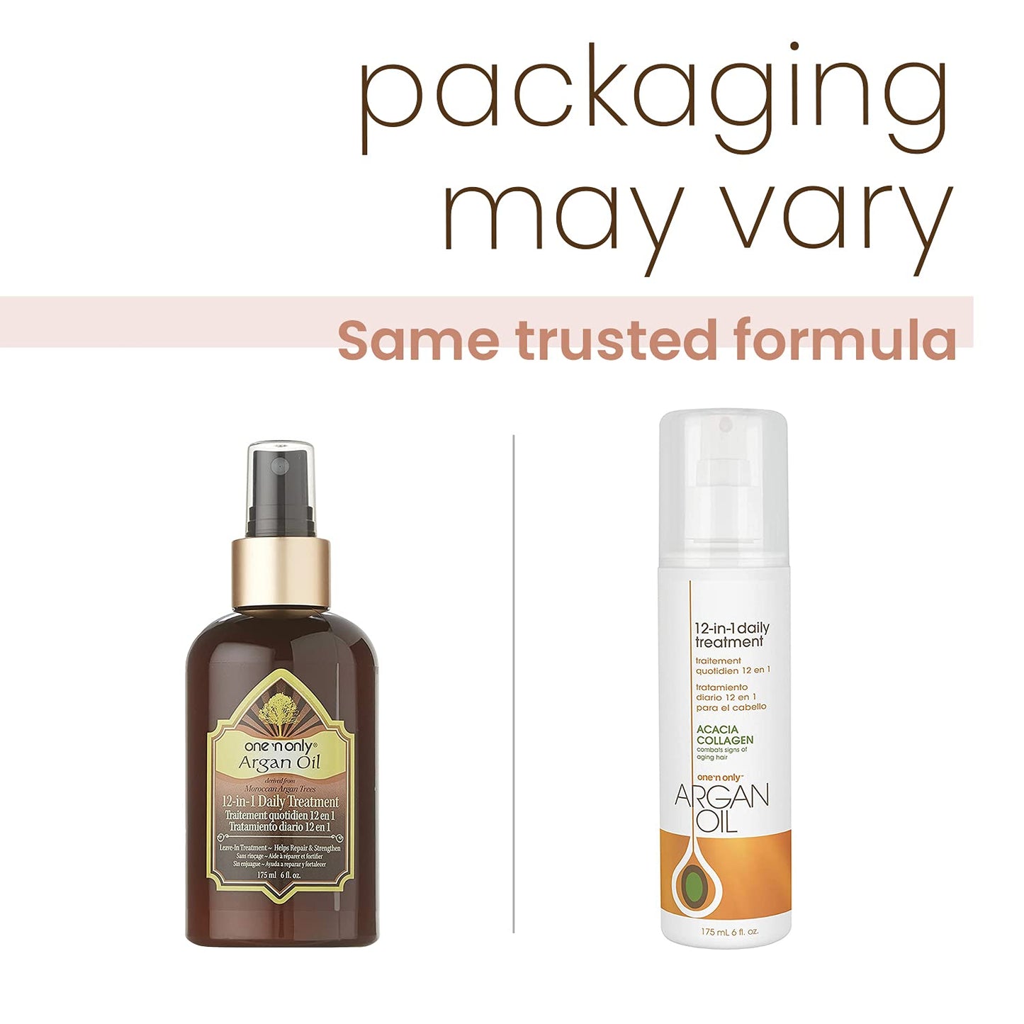 One N' Only Argan Oil 12-in-1 Daily Treatment Lightweight, Helps Control Frizz, Smooths, Detangles, Moisturizes, Strengthens and Adds Body to Dry