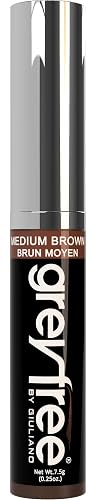 Greyfree Precision Root Touch-Up for Hairlines, Brows & Beard | Temporary Gray Coverage (MEDIUM BROWN)