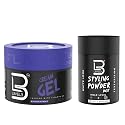 L3 Level 3 Cream Gel - Provides Volume and Medium Hold - With Vitamins to Nourish and Protect Hair Level Three Mens Hair Styling Cream (Sample Powder