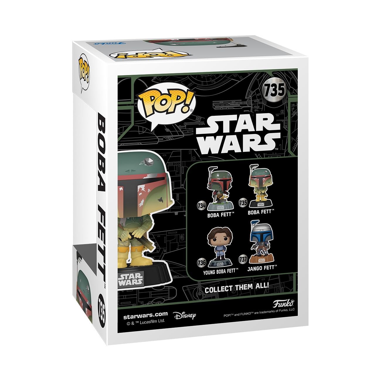 Funko POP! Star Wars: Boba Fett - Glow in The Dark - Collectable Vinyl Figure - Gift Idea - Official Merchandise - for Kids & Adults - Movies Fans…