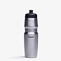 Bivo Duo 25oz Non Insulated Stainless Steel Bike Water Bottle - Lightweight for Cycling, Hiking, Sports - No Plastic Taste, Fits Most Cages…