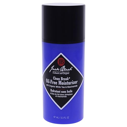 Jack Black Clean Break Oil-Free Moisturizer, 3.3 Fl. Oz - Face Moisturizer for Men, Face Lotion, Daily Moisturizer for Face, Skin Moisturizer Face