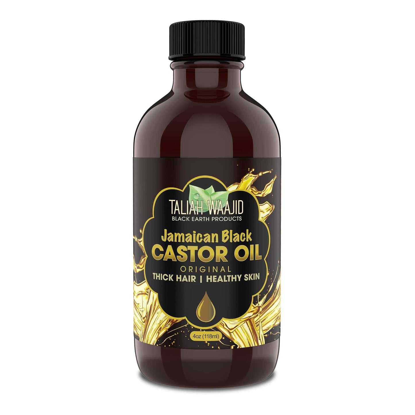 Taliah Waajid Black Earth Products Jamaican Black Castor Oil Original, 4oz