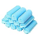 12Pcs Foam Sponge Hair Rollers, Blue Hair Curlers Bouncy Curls Style Tools Accessories