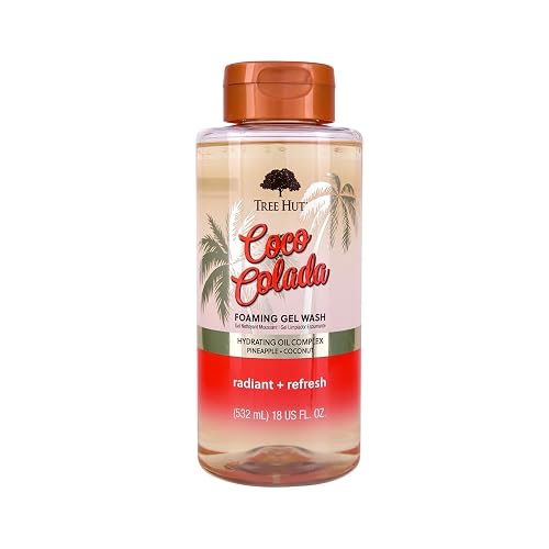 Tree Hut Coco Colada Body Wash, Hydrating & Moisturizing Shower Gel with Shea Butter & Essential Oils, Soft Smooth Glowing Skin, Gentle Cleanser