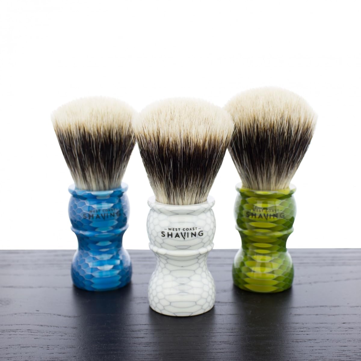 West Coast Shaving Finest Badger Shaving Brushes, Honeycomb, 26mm (Blue, 26mm) Beauty and Personal Care West Coast Shaving