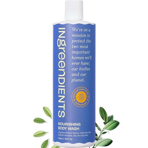 Ingreendients Moisturizing Body Wash For Sensitive, Dry & All Skin Types - pH Balanced, Natural, Organic, Non-Toxic, Vegan, Sulfate-Free Beauty & Personal Care Ingreendients