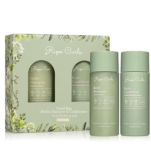 Rizos Curls Travel Biotin Wash Bundle
