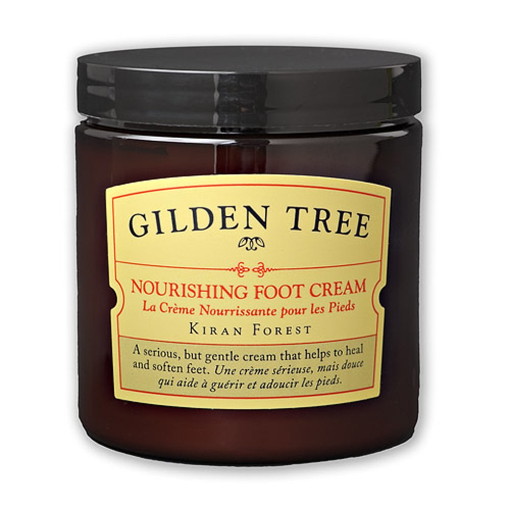 GILDEN TREE Nourishing Foot Cream with Organic Aloe Vera and Shea Butter, 8 ounce jar, Heals Dry Skin, Cracked Heels, Calluses and Softens Rough