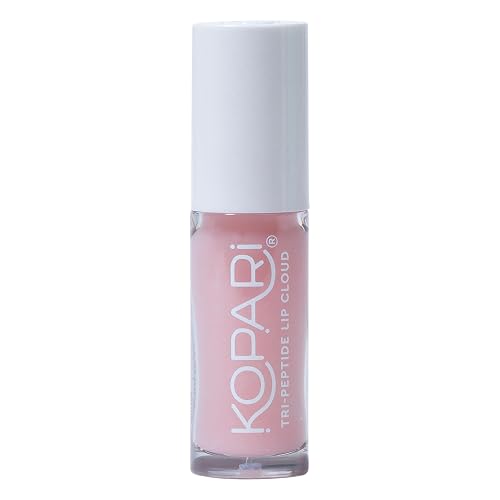 Kopari Tri-Peptide Lip Cloud, Infused with Ceramides & Hyaluronic Acid, Visibly Softens, Smooths, and Plumps Lips, Locks in Moisture & Hydration