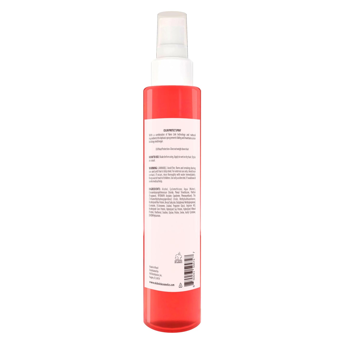 Nick Vick, Color Protect Leave In Spray, Heat Protection