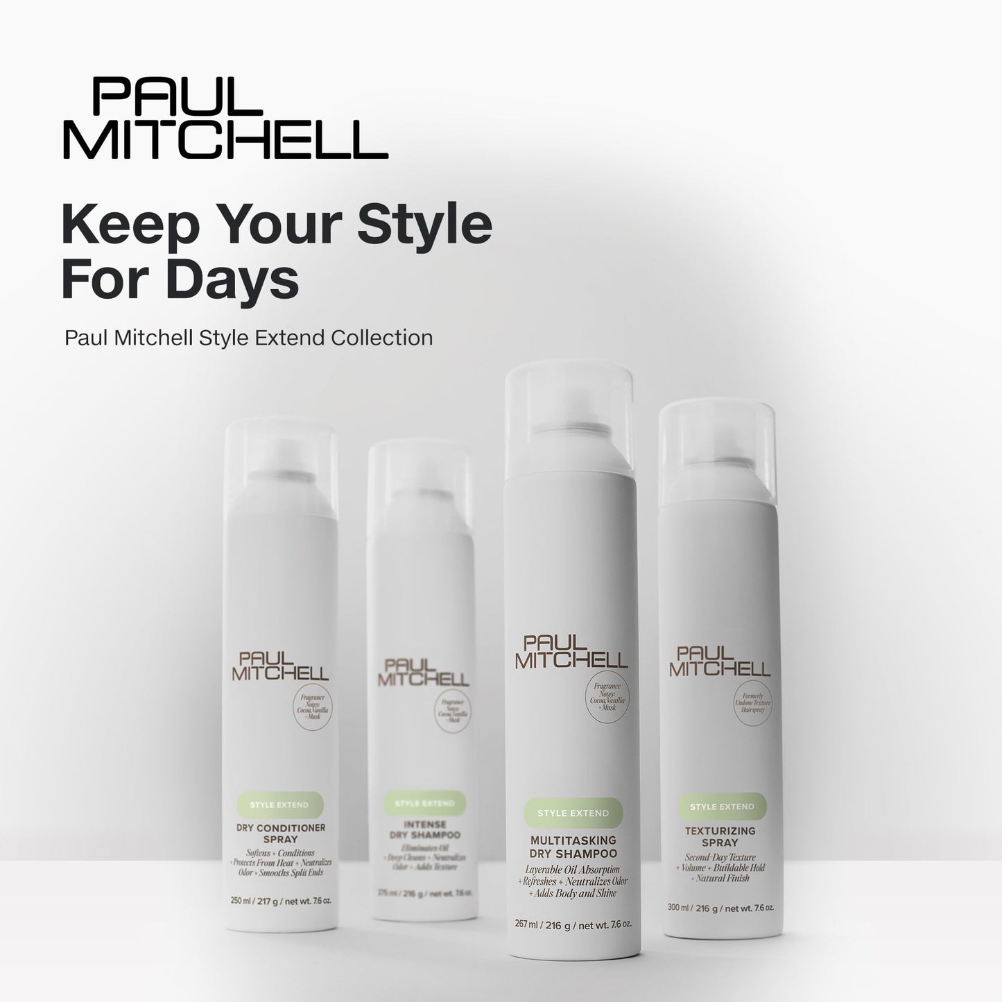 Paul Mitchell Texturizing Spray, Defines Texture + Builds Volume, For All Hair Types, 7.6 oz