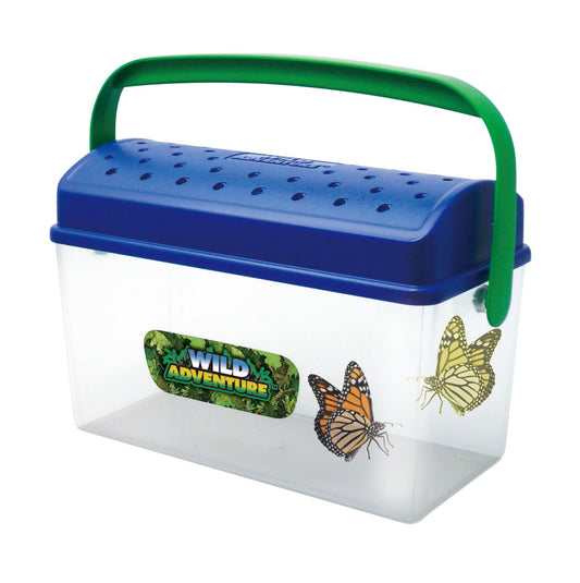 Wild Adventure Bug Catcher & Critter Shack – STEM Toy Habitat with Tweezers & Magnifying Glass for Indoor/Outdoor Insects, Ages 3+