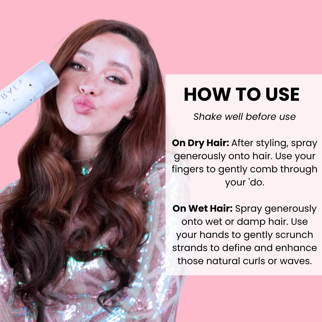 FoxyBae Hair Spray for Women - Volumizing Styling Hairspray - Flexible, Frizz Control, Thickening - Strong Hold - 8 Fl Oz