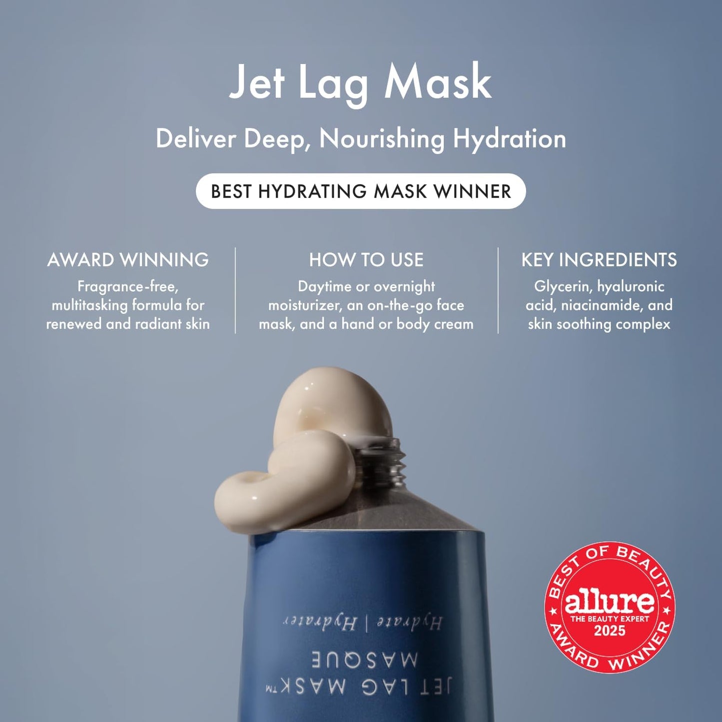 Summer Fridays Evening Duo - Travel Size Jet Lag Face Mask + Midnight Ritual Retinol Serum - Overnight Skin Care Set With Hyaluronic Acid + Beauty and Personal Care Summer Fridays
