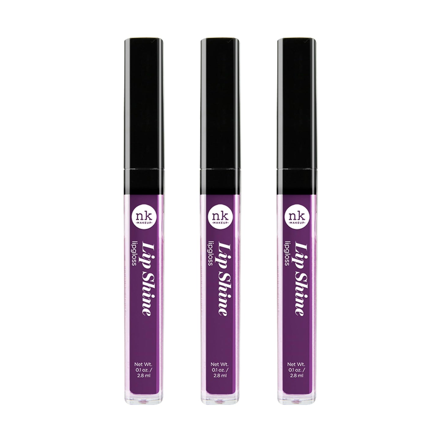 NICKA K NEW YORK Lipshine, Cosmetics, vibrant colors, bright colors, shining lips, lip shine, long lasting (AMZ267)