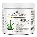 DOMINICAN MAGIC Nourishing Revitalizing Hair Mask with Aloe Vera, Hair Treatment, Deep Repair & Revitalize for Dry, Damaged Hair, All Hair Types, 16oz