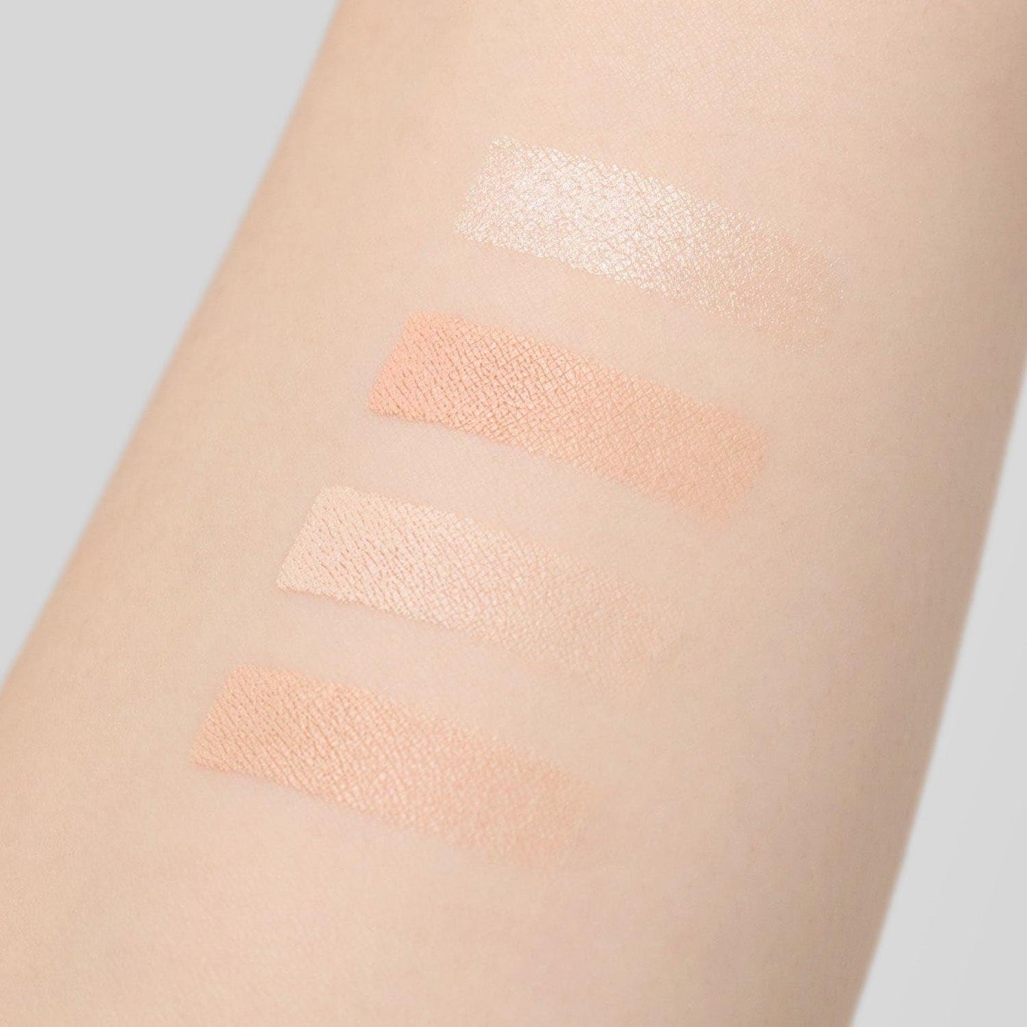 1PC To One Concealer, Multi Purpose Moisturizing 4 Color Cream Concealer Highlighter Palette to Create Flawless Makeup, 1.7g (01)