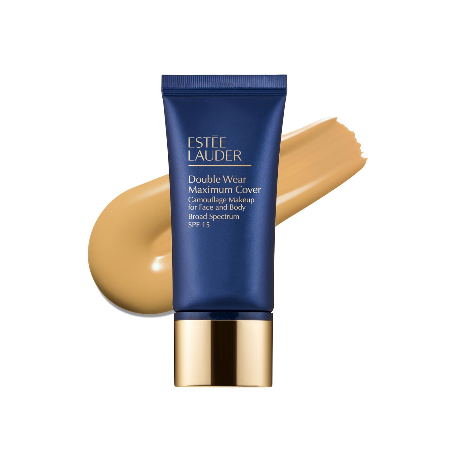 Estée Lauder Double Wear 24-Hour Maximum Cover Camouflage Foundation for Face and Body SPF 15 | Full Coverage | Tattoo Cover Up Makeup Waterproof, 1.0