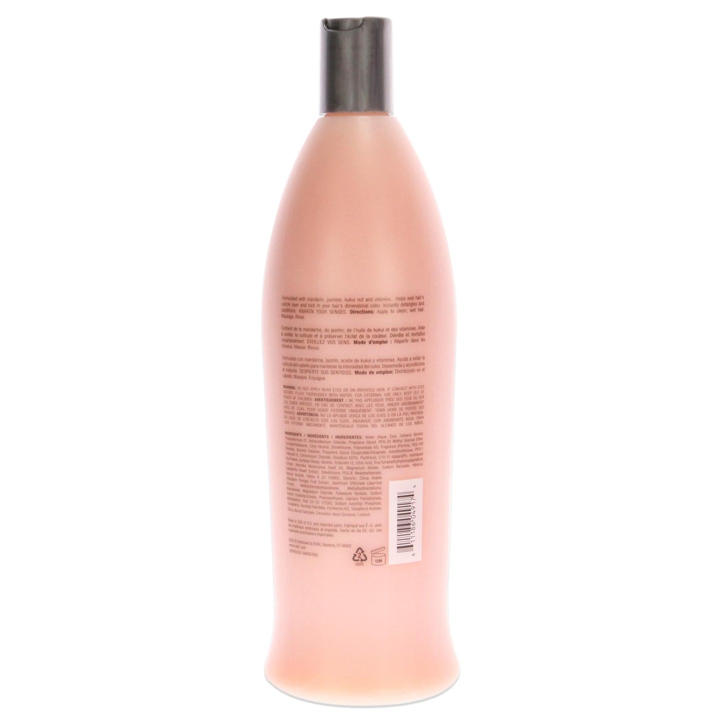 RUSK Sensories Pure Mandarin and Jasmine Vibrant Color Conditioner, Keeps Color and Highlights Vibrant, 33.8 fl. oz