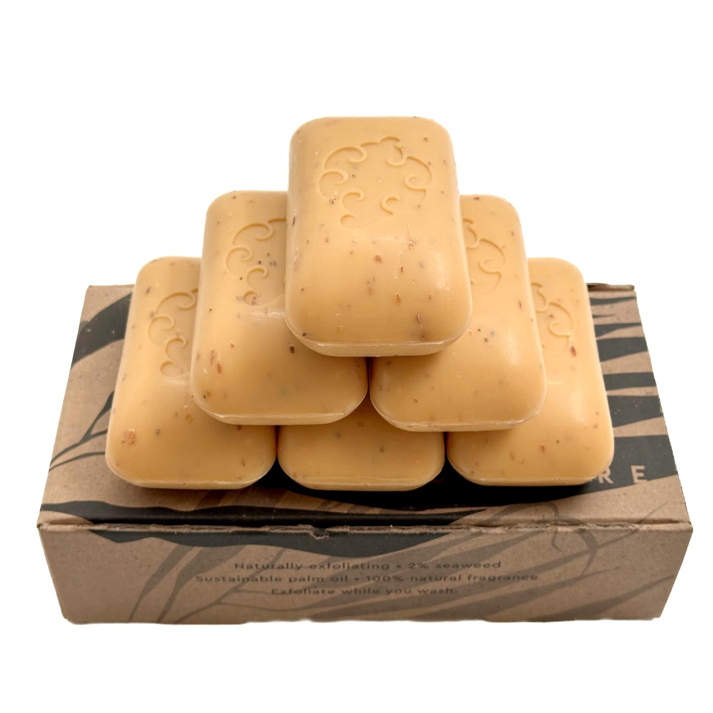 Baudelaire Exfoliating Spice Loofa Soap - Natural Fragrance - Hydrating & Moisturizing Triple-Milled Luxury, 5 oz (Pack of 6)