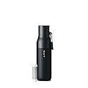 LARQ Bottle Filtered - Insulated Stainless Steel Water Bottle BPA Free with Nano Zero technology and long-lasting filters, Obsidian Black, 17oz