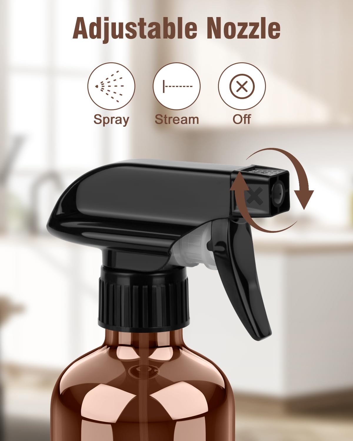 KASHTABHANJAN PHARMA Refillable Spray Bottle - 300 ml Multipurpose Water/Mist Sprayer for Hair, Plants, Cleaning & Gardening - Leak-Proof Plastic Beauty and Personal Care Bontip