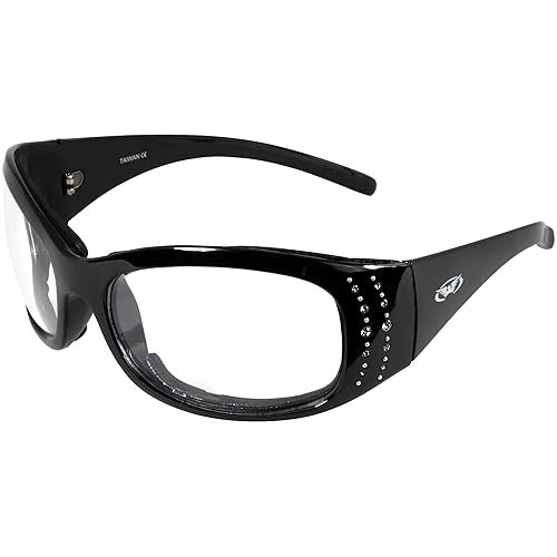 Global Vision Eyewear 24 Marilyn 2 Plus Riding Sunglasses with Clear to Smoke Photochromatic Lens