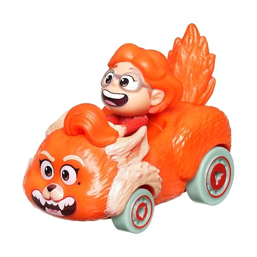 Hot Wheels RacerVerse Mei with Red Panda Ming 1:64 Scale Toy Car Optimized Track