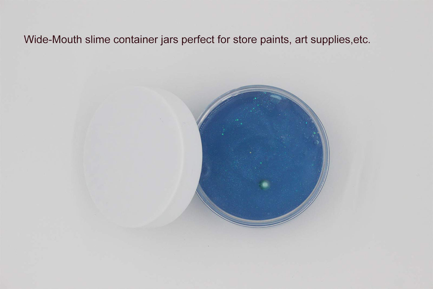 suituts 24 Pack 10 oz (300 ml) Plastic Jars with Lids, Food Storage Spice Jars, Craft Storage Favor Jars//Empty Wide-Mouth Jars for Body Butter…