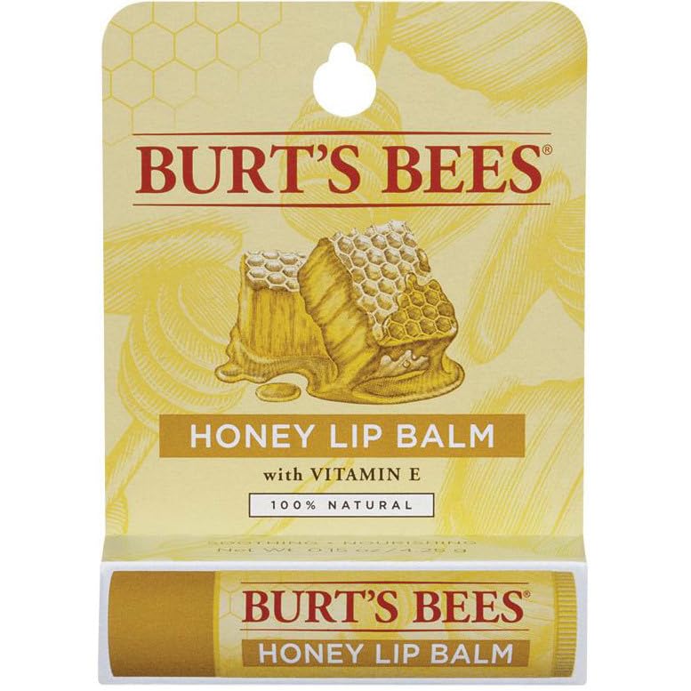 Burt's Bees Lip Balm, Honey, 0.15 Ounce, Blister Box
