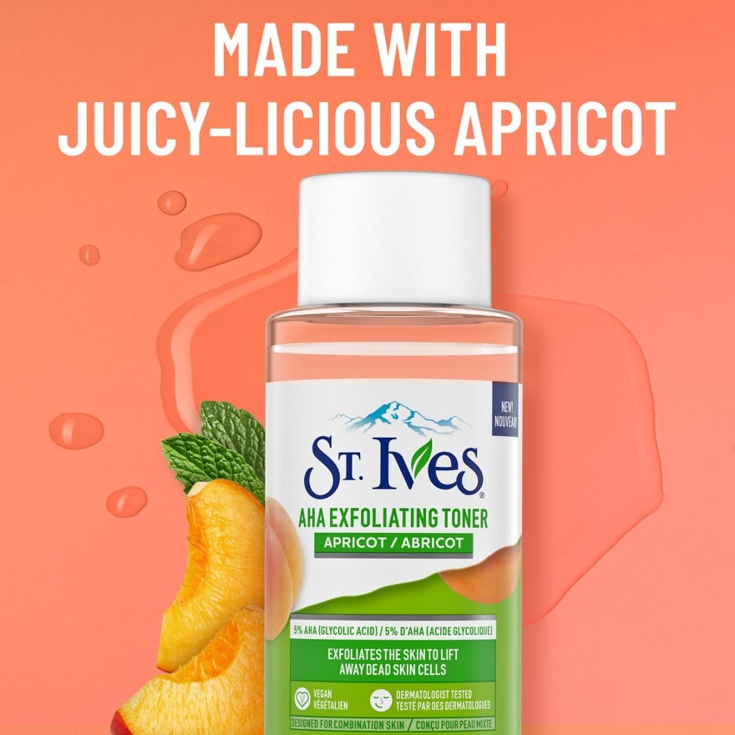 Apricot Exfoliating Facial Toner 6.68oz