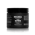 Brickell Men's Products Flexible Hold Wax Pomade for Men, Natural and Organic Irritation Free Natural Shine Hair Styling Product, 2 Ounce, Scented