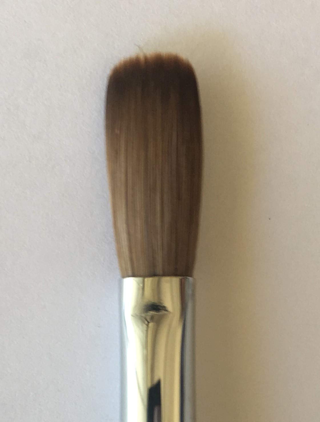Blue Handle CRIMPED 100% Kolinsky Acrylic Nail Brush (Crimped 10) Beauty & Personal Care Blue Handle