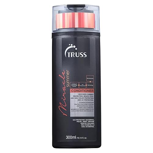 TRUSS Miracle Summer Conditioner - Moisturizing Conditioner, Protects Hair From Sun, UV, Ocean & Pool Water, Adds Shine, Prevents Color Fading - All