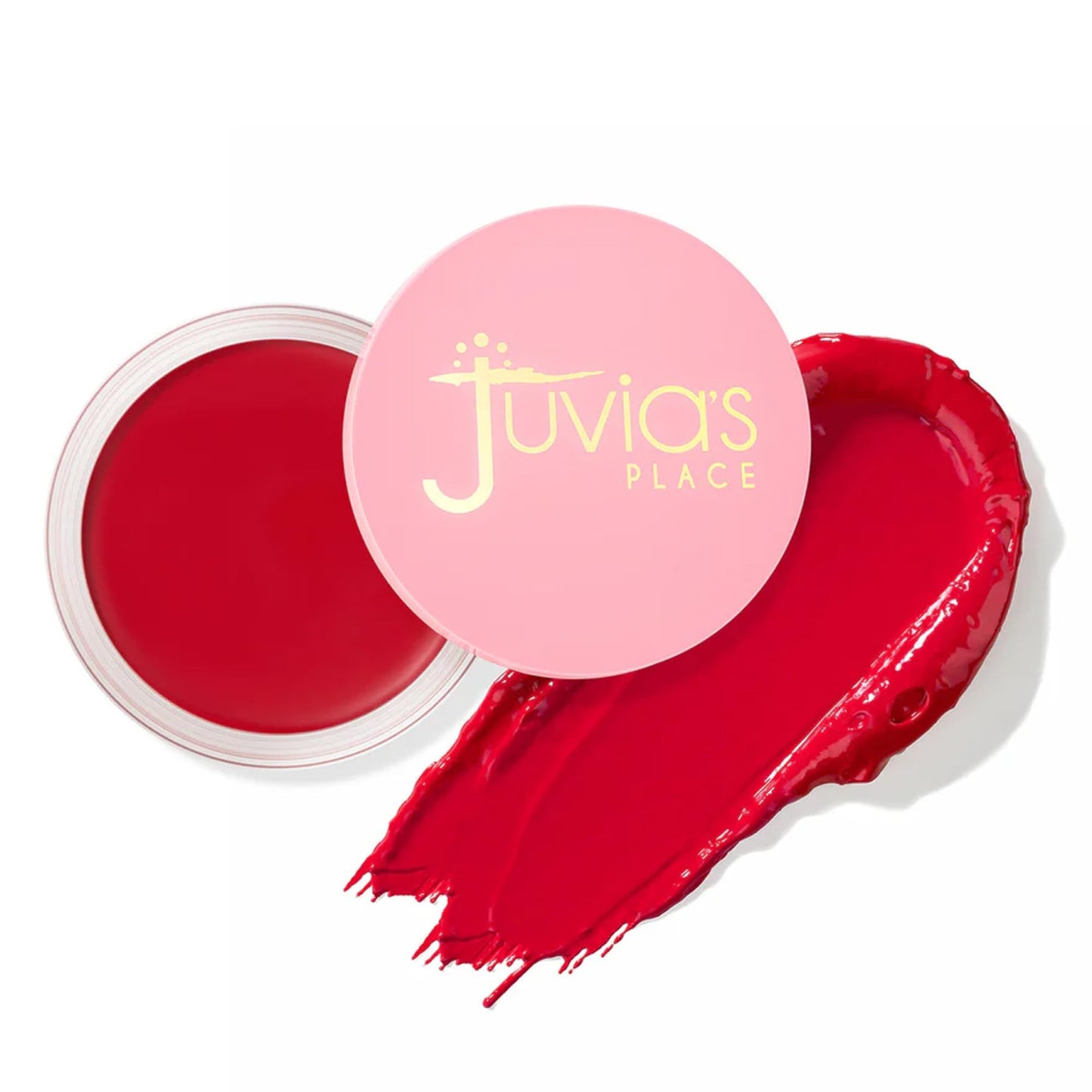 Juvia's Place Blushed Cream Blush - Cheeky Cherry - Multi-Purpose Cream Blush for Cheeks & Lips - 2in1 Formula, Smooth, Blendable Texture for a Soft