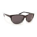 Coyote Eyewear Polarized Bifocal Reader Sunglass, Black/Clear Fade/Gray, 2
