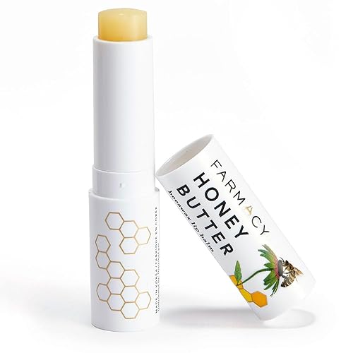 Farmacy Beeswax Lip Balm - Honey Butter Moisturizing Lip Care Enriched with Cupuaçu & Cocoa Butters, Proprietary Honey Blend and Vitamin E to Nourish