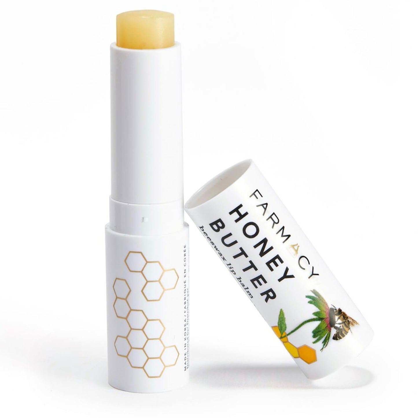 Farmacy Beeswax Lip Balm - Honey Butter Moisturizing Lip Care Enriched with Cupuaçu & Cocoa Butters, Proprietary Honey Blend and Vitamin E to Nourish