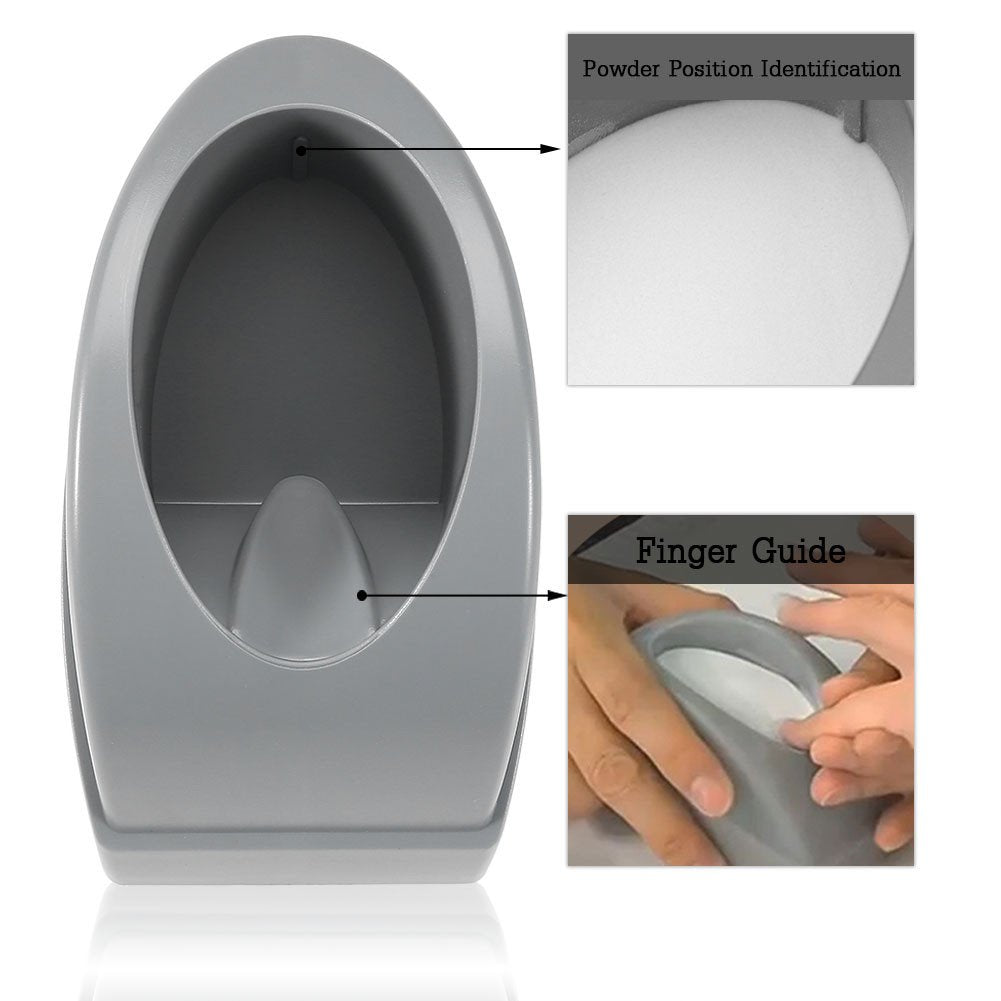 2 Colors French Dip Nail Container Smile Line Maker French Nail Art Manicure Tools(Gray) Beauty & Personal Care Brrnoo