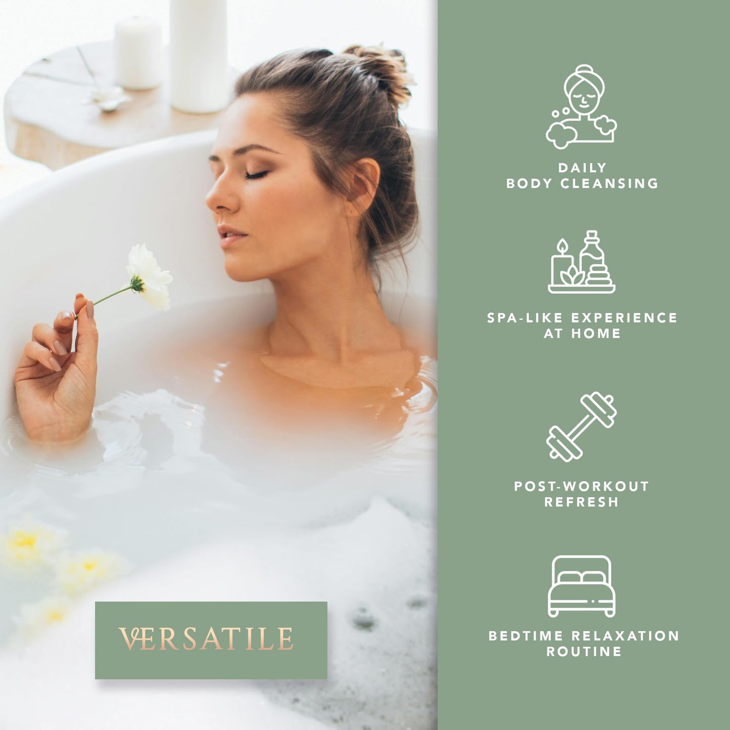 Pecksniff’s Lavender & White Tea Foaming Bath Soak - Luxury Bubble Bath, 1L / 33.8 fl oz, Made in England Beauty and Personal Care Pecksniff's