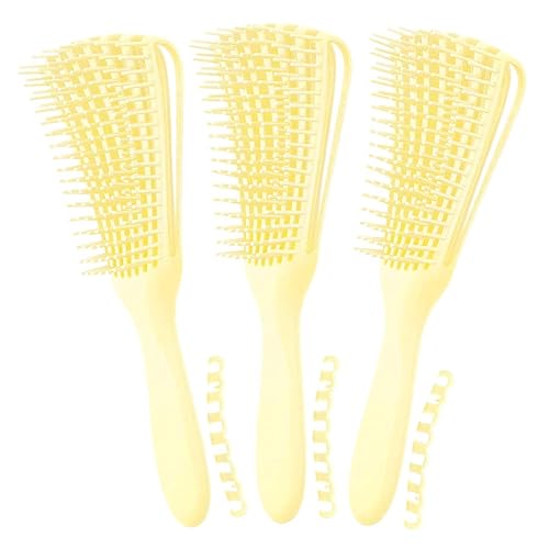 A.DASHER Hair Brush for Women's Afro America/African Hair Textured 3a to 4c, Kinky Wavy/Curly/Coily/Wet/Dry/Oil/Thick/Long Hair, Knots Detangler Scalp